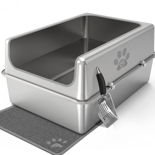 【Autumn Sale】Cat Litter Box with Lid -Semi-enclosed XXXL