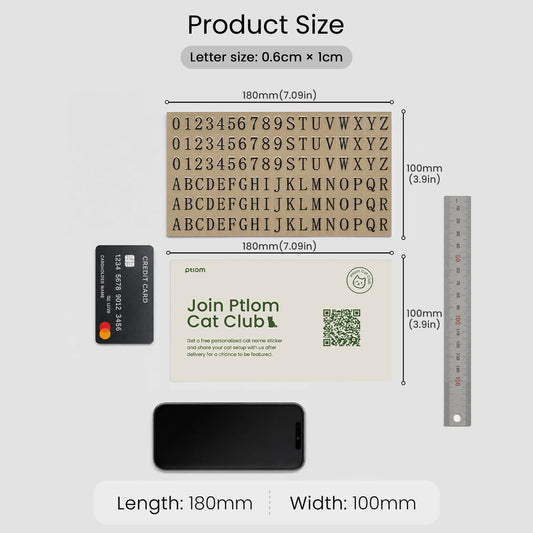 Free letter stick (Open to users willing to share moment) - PTLOM
