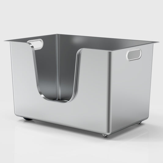 Ptlom High-Sided Cat Litter Box - Side Entry - XL