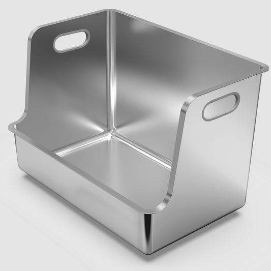 【Halloween Sale】Ptlom High-Sided Cat Litter Box - Extra Wide Entry