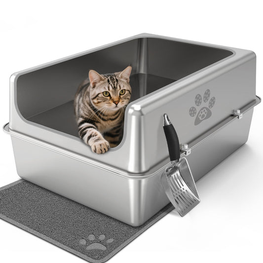 【Autumn Sale】Cat Litter Box with Lid -Semi-enclosed XXXL